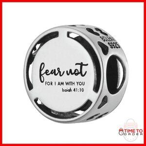 925 Sterling Silver Charm Bead Fits Pandora Bracelets 4.5mm Hole